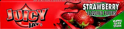 Juicy Jay's Strawberry King Size Slim Rolling Papers