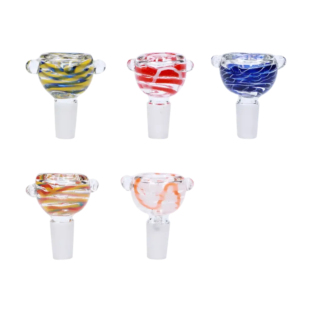 DankStop Striped Bowl - Male 14mm