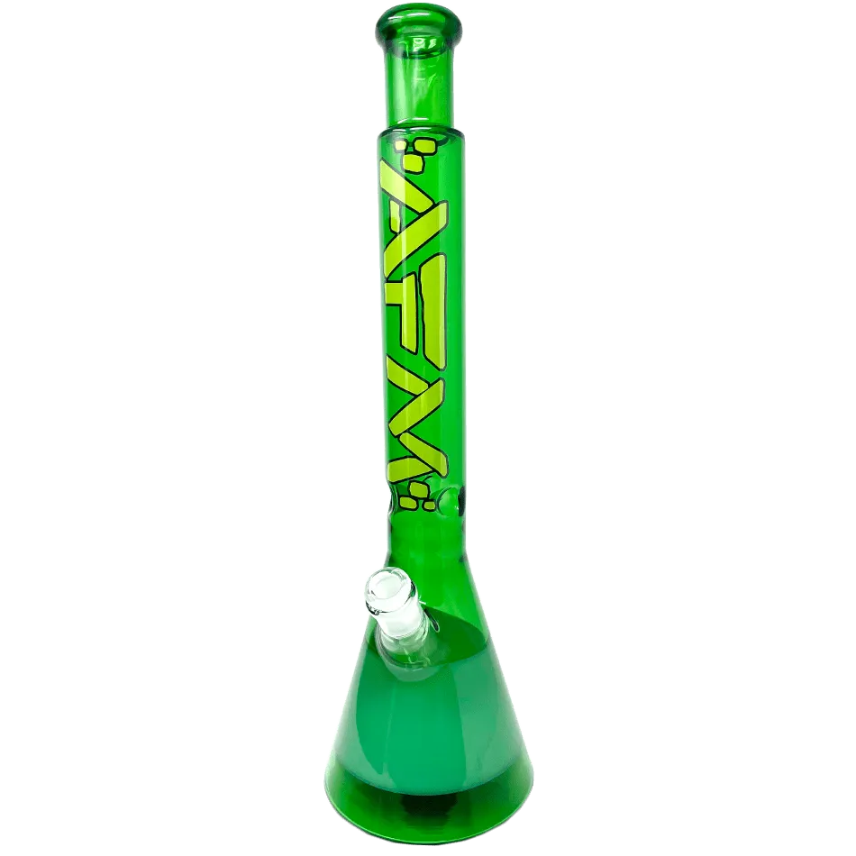 AFM Smoke The Quasar Beaker 18" - Green | Milky Green