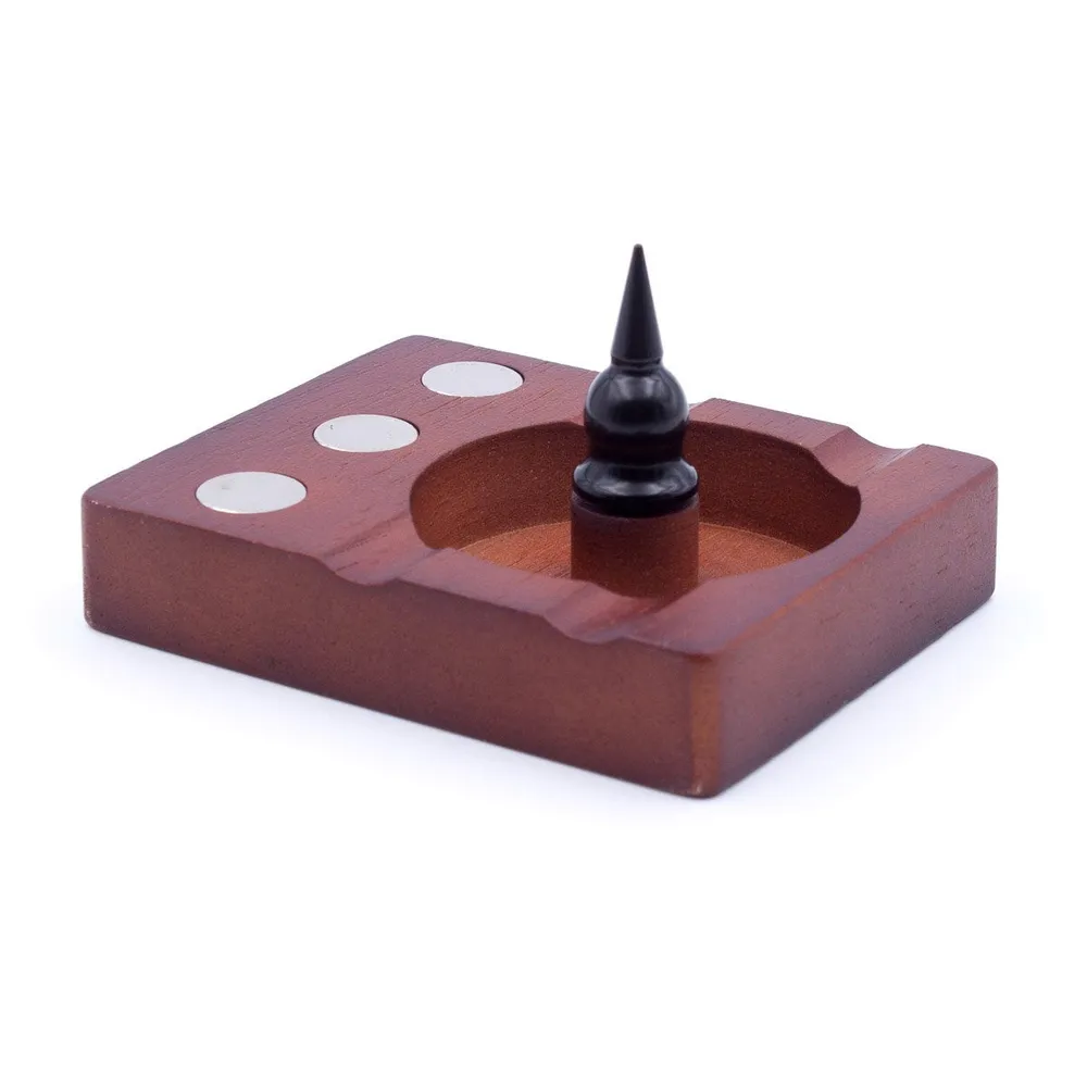 The Stash Shack DynaVap 3-Device Wooden Debowler Base
