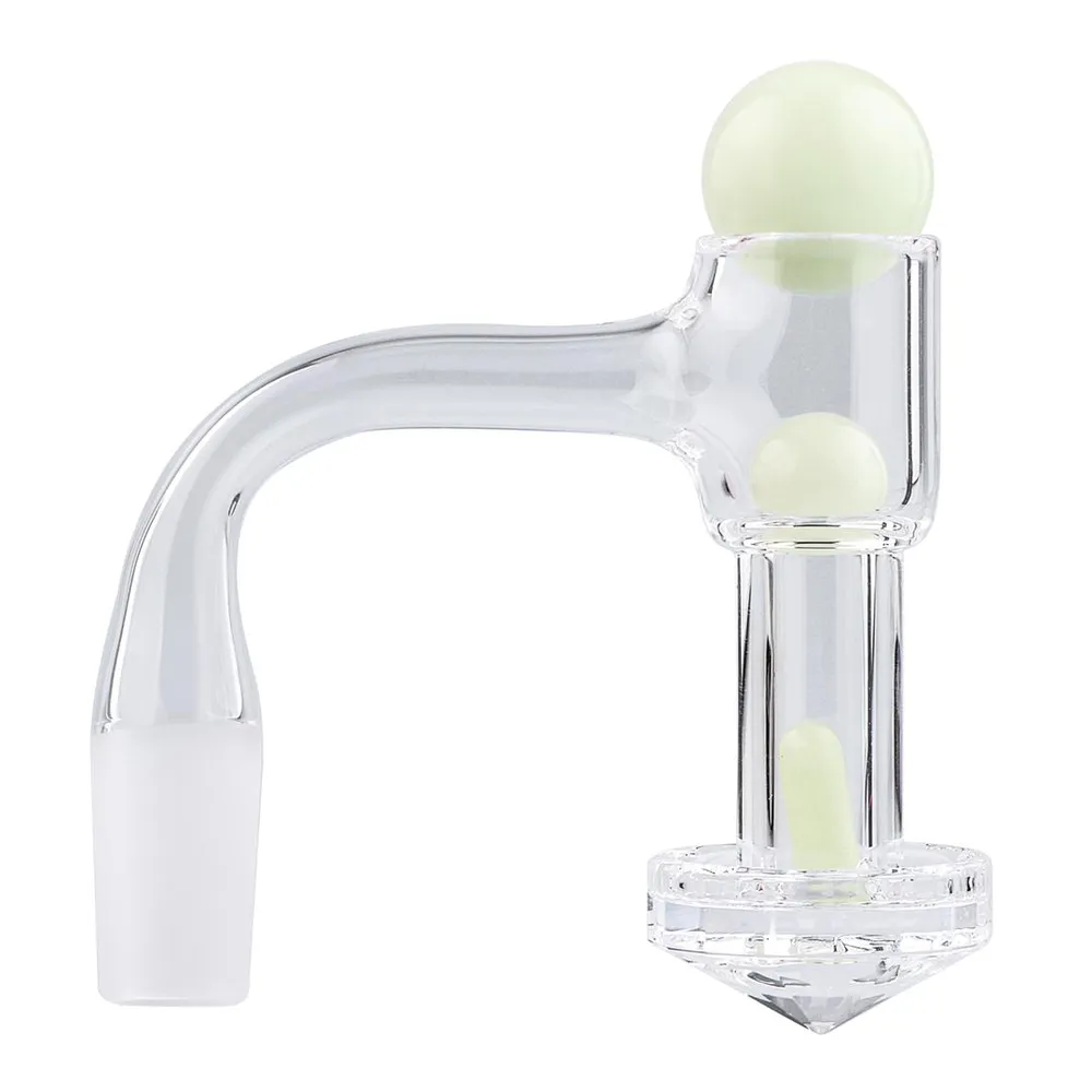 The Stash Shack Full Weld Diamond Bottom Quartz Slurper Banger Set