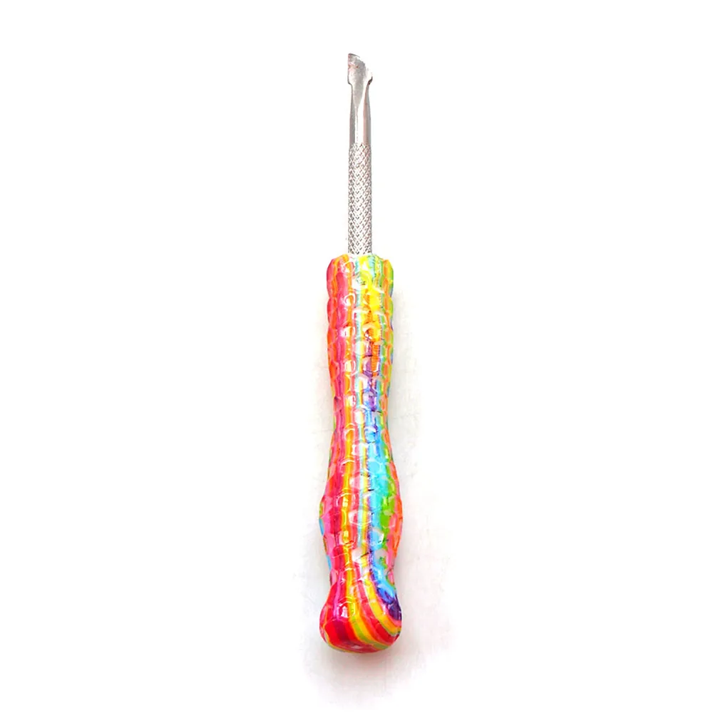 The Stash Shack Resin Honeycomb Handle Dab Tool