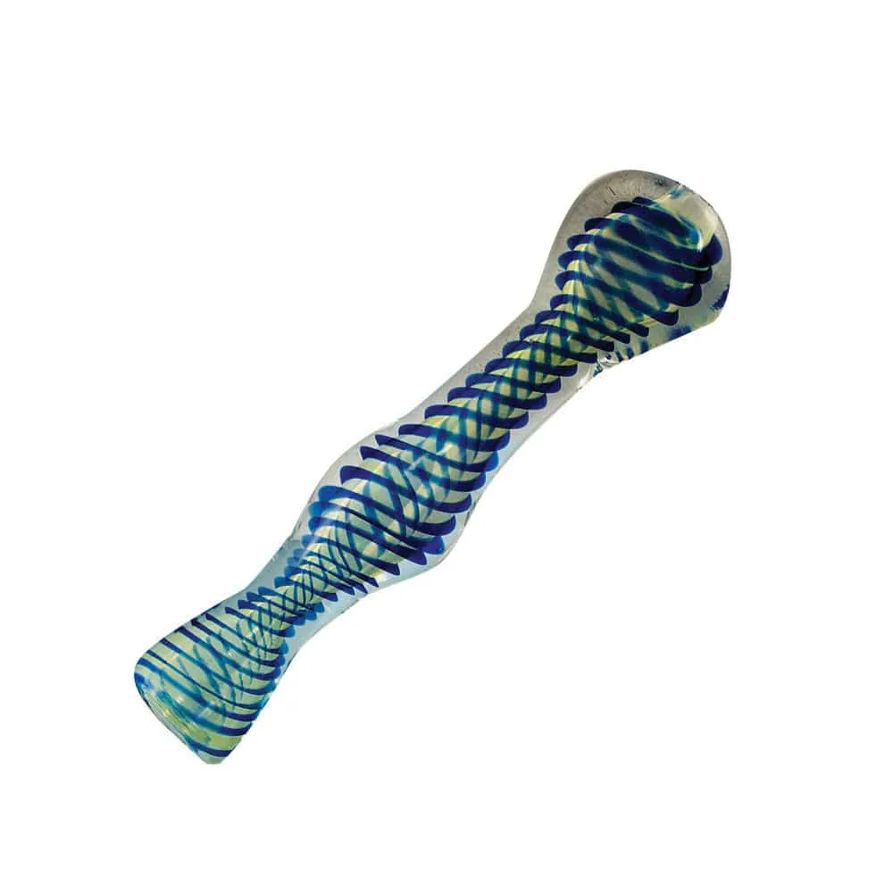 Tight Beam Twist Glass Chillum - 4"