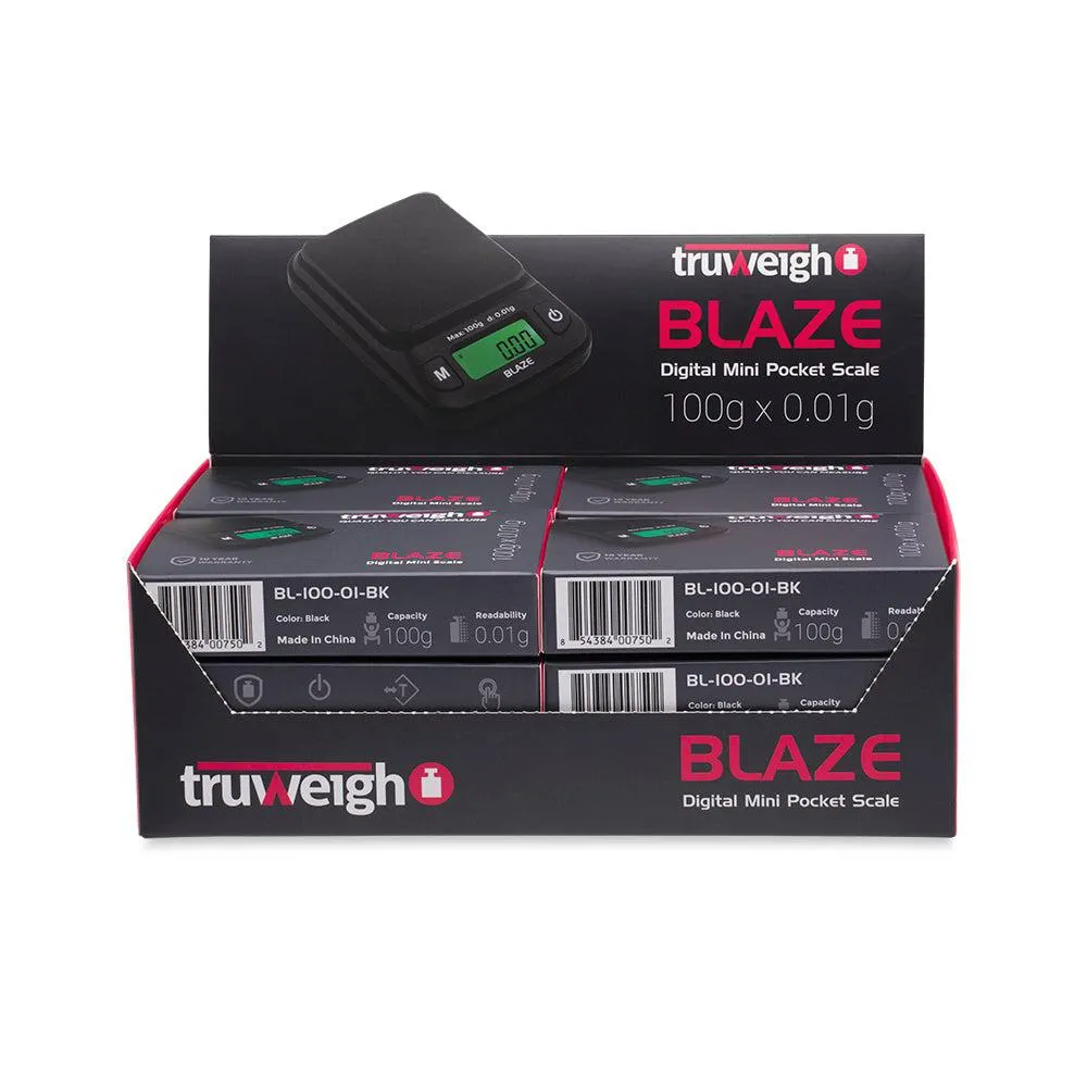 TruWeigh Blaze Scale - 100g x 0.01g - 12 pack