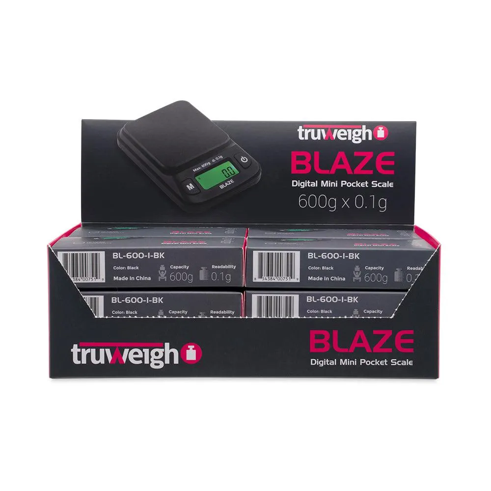 TruWeigh Blaze Scale - 600g x 0.1g - 12 pack
