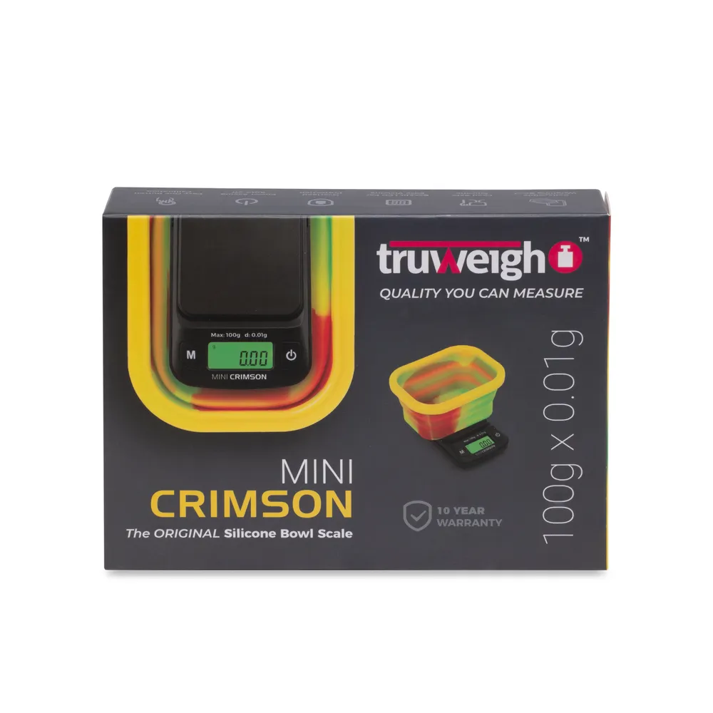 TruWeigh Mini Crimson Collapsible Bowl Scale 100G X 0.01G