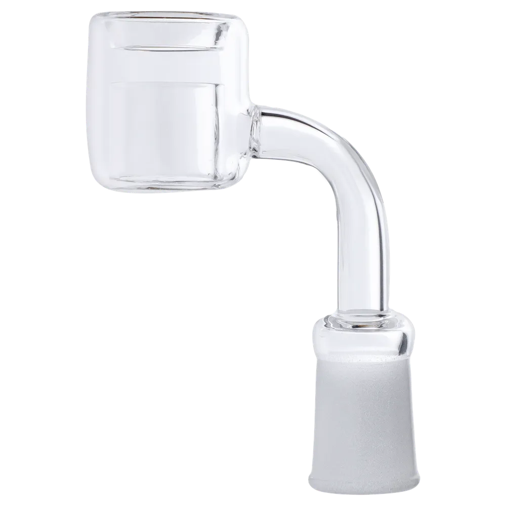 DankStop 2mm Quartz Thermal Banger - 90 degree - Female 14 mm
