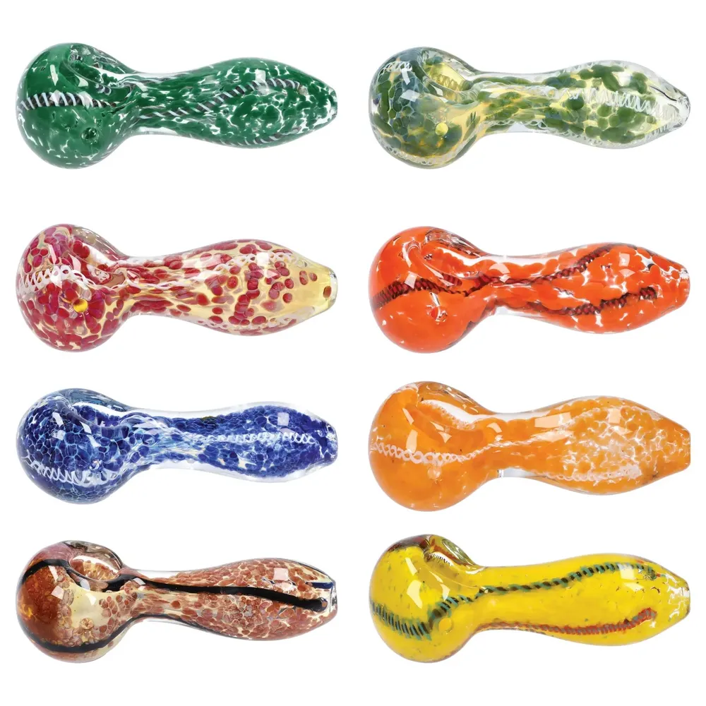 Cloud Cali Inc Dankstop 3-inch Glass Fumed Swirl Hand Pipe