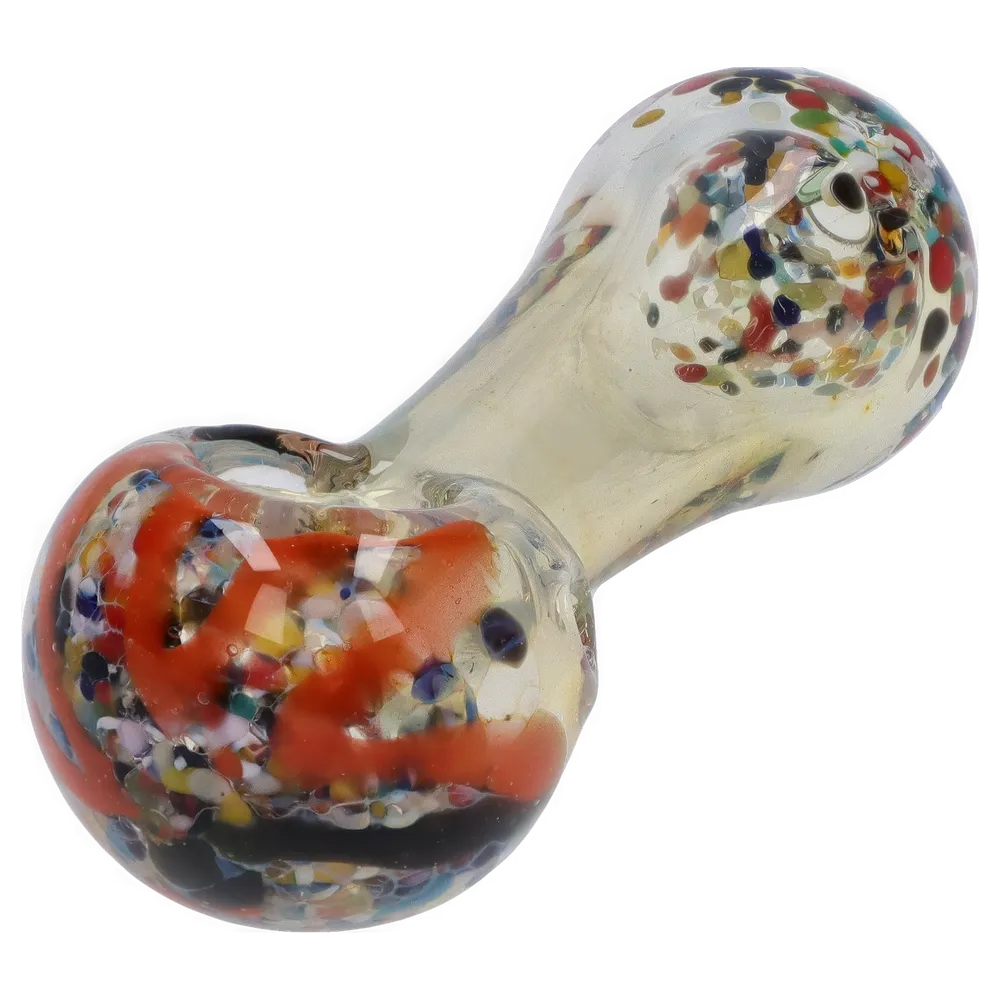 Cloud Cali Inc Danksop 3-inch Glass Multi-Color Dots Hand Pipe