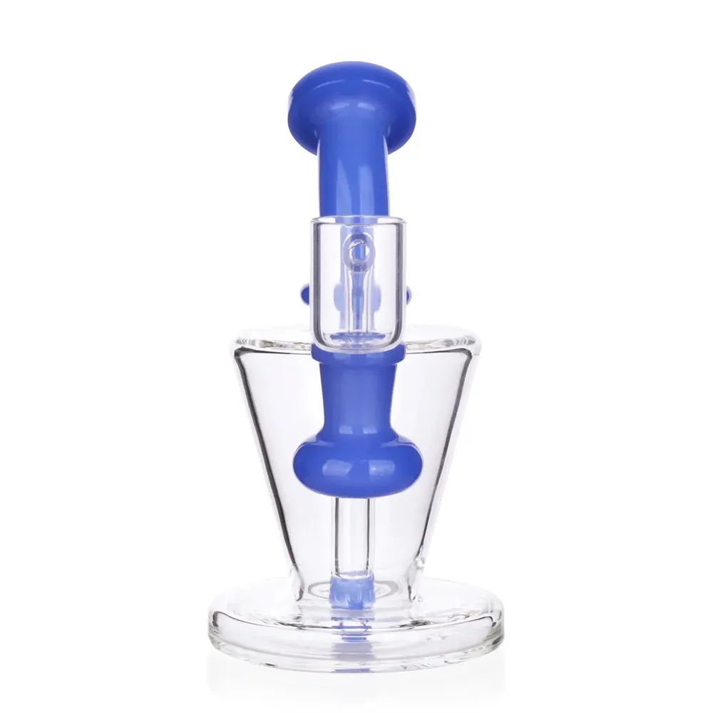 DankStop Bent Neck Diffused Dab Rig - 6 in.