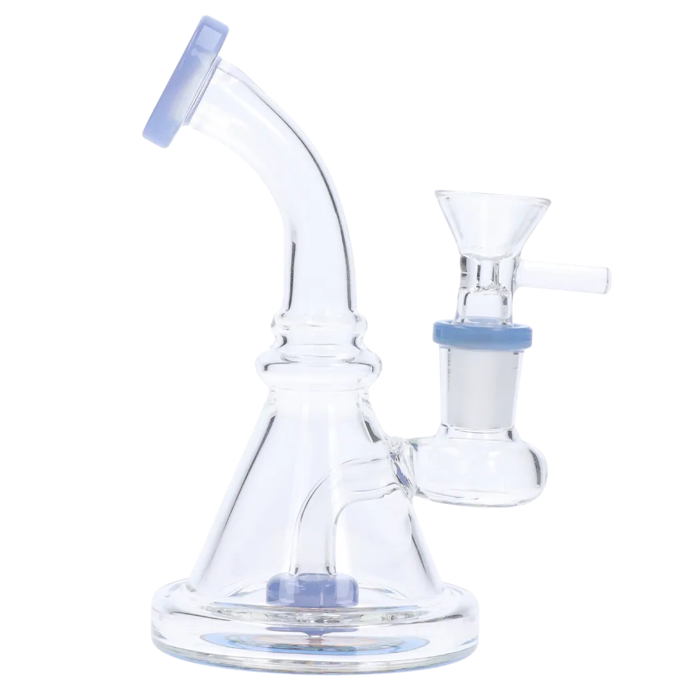 DankStop Bent Neck Reversable Bottom w/ Perc Bong