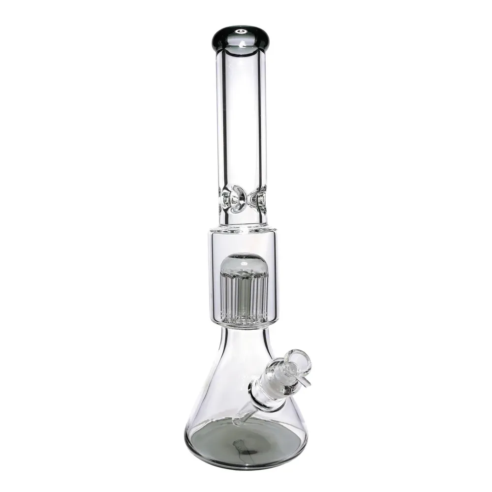 DankStop Big Chamber with Tree Perc Bong - 18 in.
