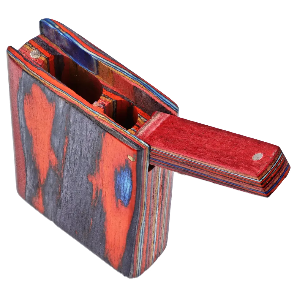 DankStop Colorful Wood Grain Dugout - Small