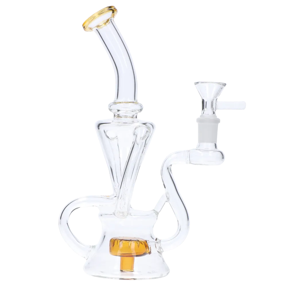 DankStop Electroplated Recycler Bong - 9.5 in.