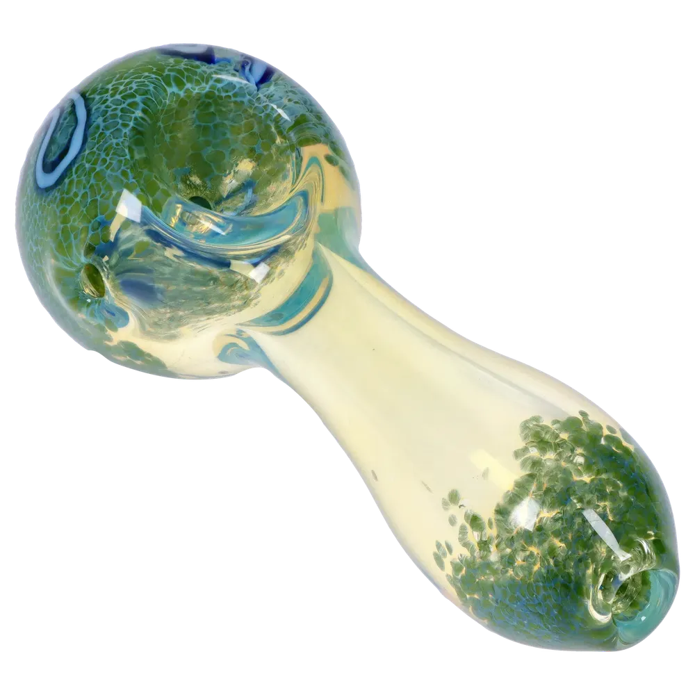 DankStop Frit Fumed with Piping Spoon Pipe - 2.5 in.