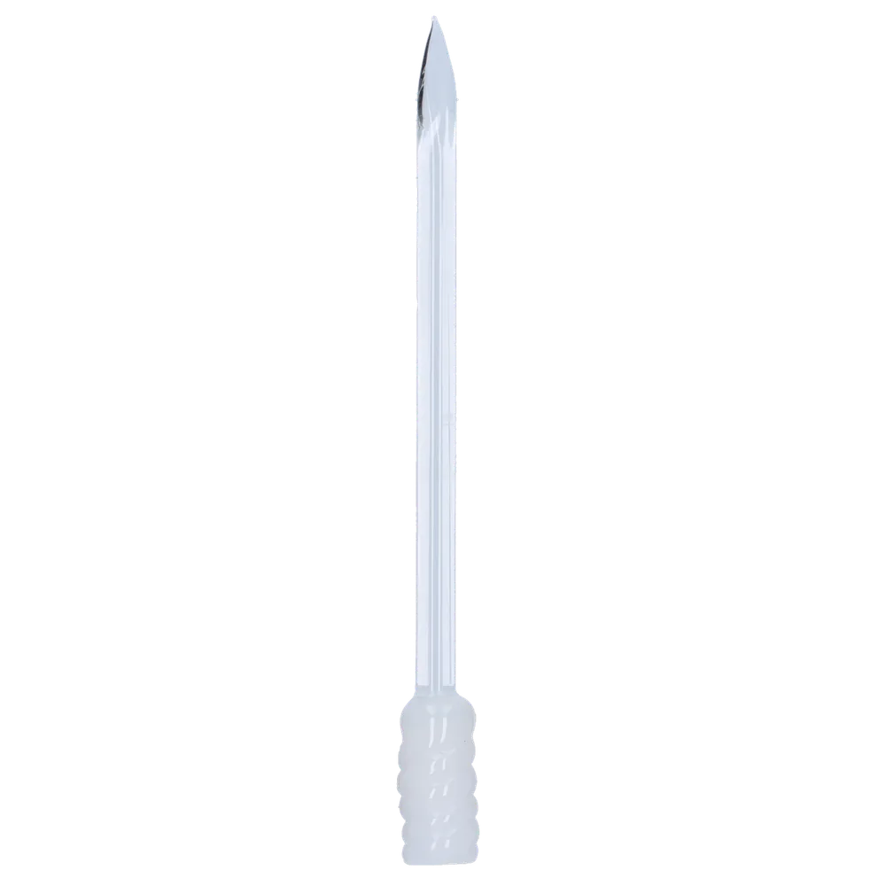 DankStop Glass with White Handle Dabber