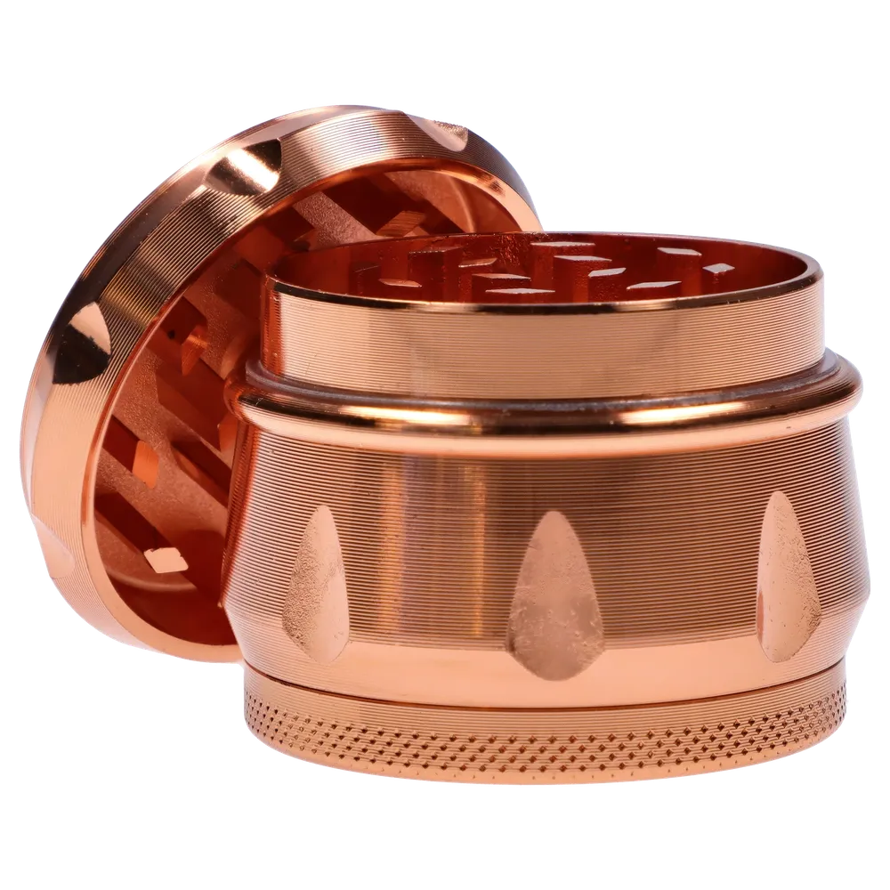 DankStop Grooved 3-Stage Grinder - 62mm