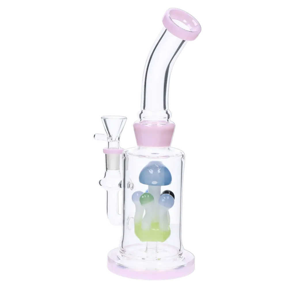 DankStop Multi-Mushroom Perc Bong - 9 in.