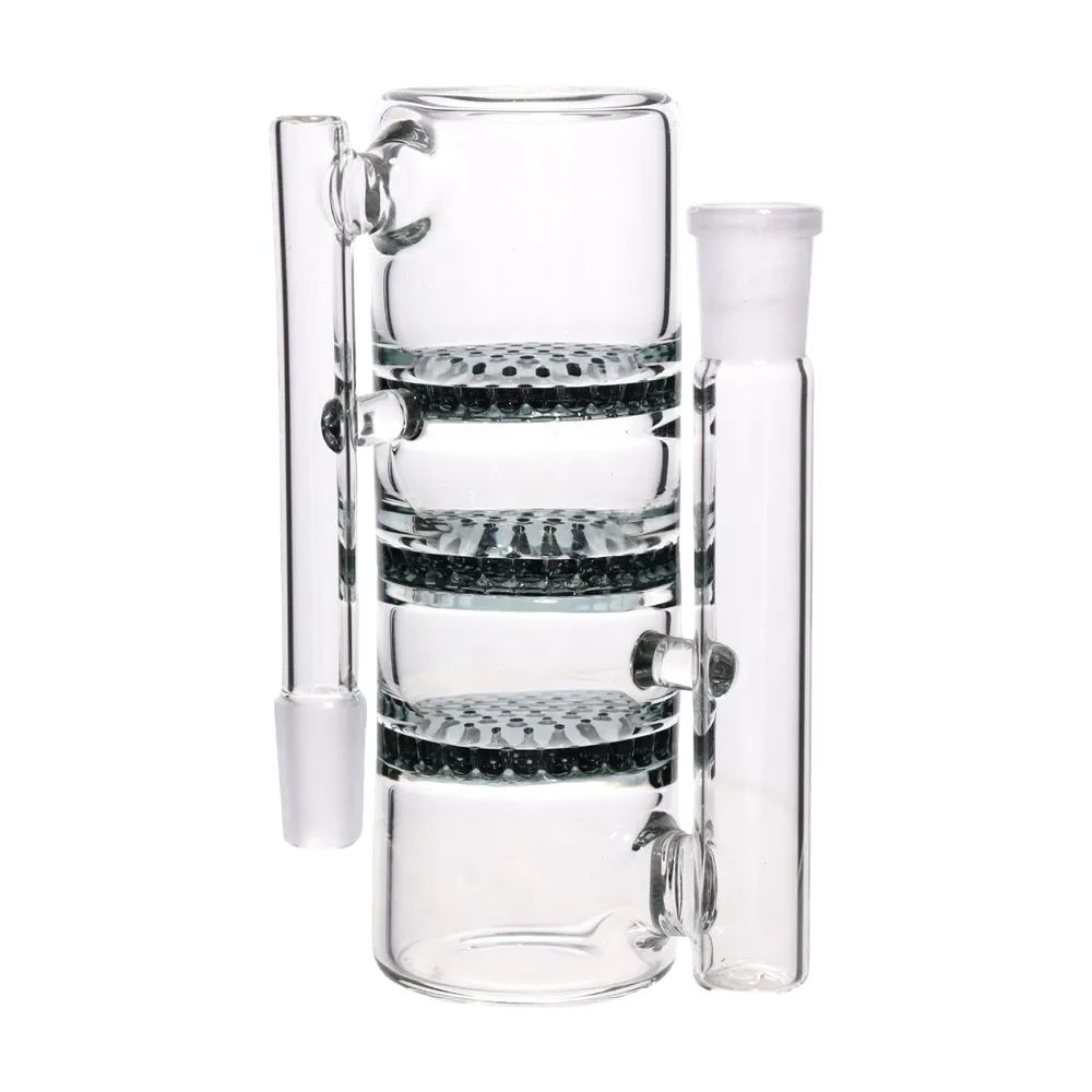 DankStop Triple Honeycomb Ash Catcher - 90 degree - 14mm