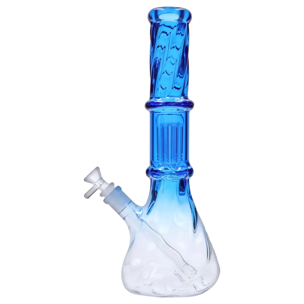 DankStop Twisted Neon Beaker with Tree Perc