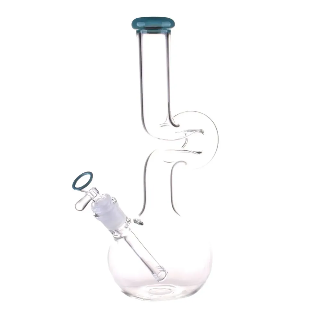 DankStop Zig Zag Bubble Base Bong - 11 in.