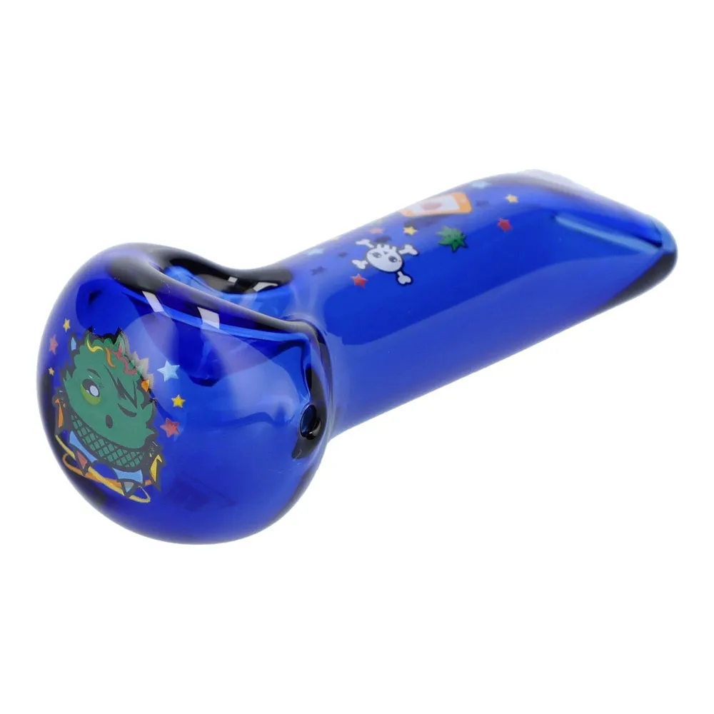 Wido 4" Blue Dream Hand Pipe - Transparent Blue