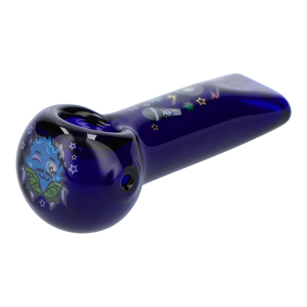Wido 4" Granddaddy Purple Hand Pipe - Dark Blue