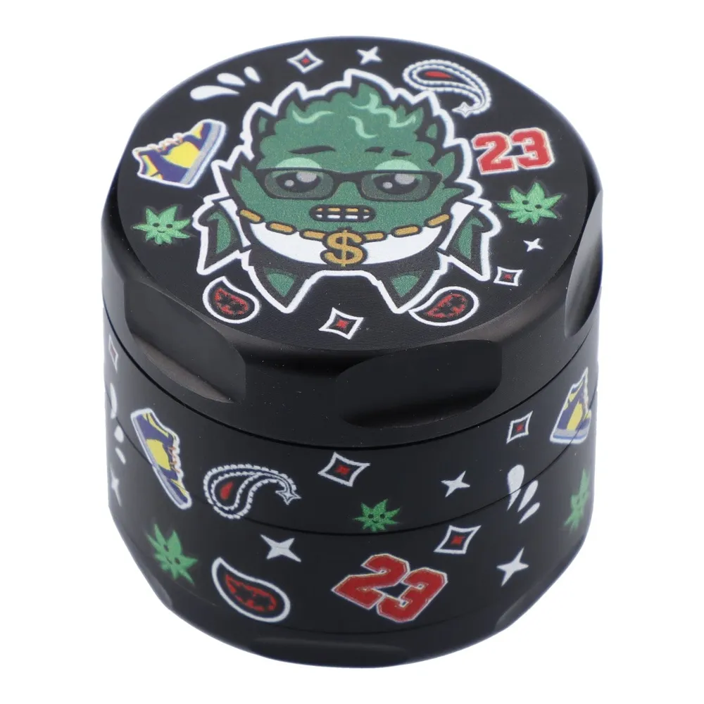 Wido 55mm OG Kush 3 Stage Grinder - Black