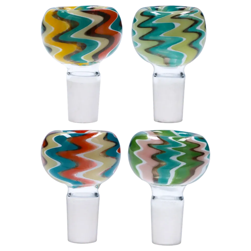 DankStop Zig Zag Bowl - Male 14mm