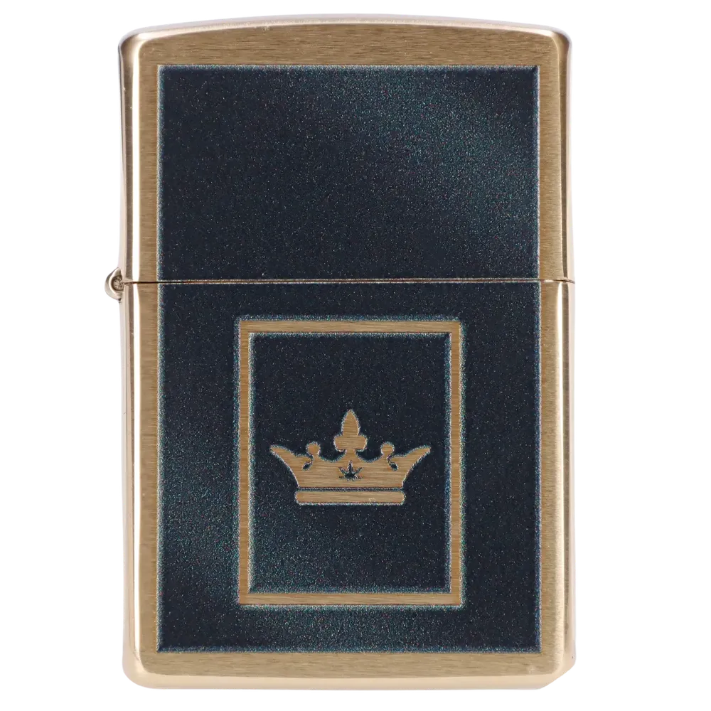 Queen of Bud Black Obsidian Flame of Dreams Zippo