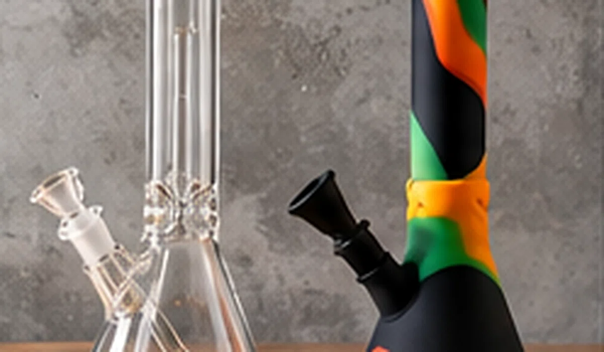 Comparison diagram for Common Bong Materials Compared