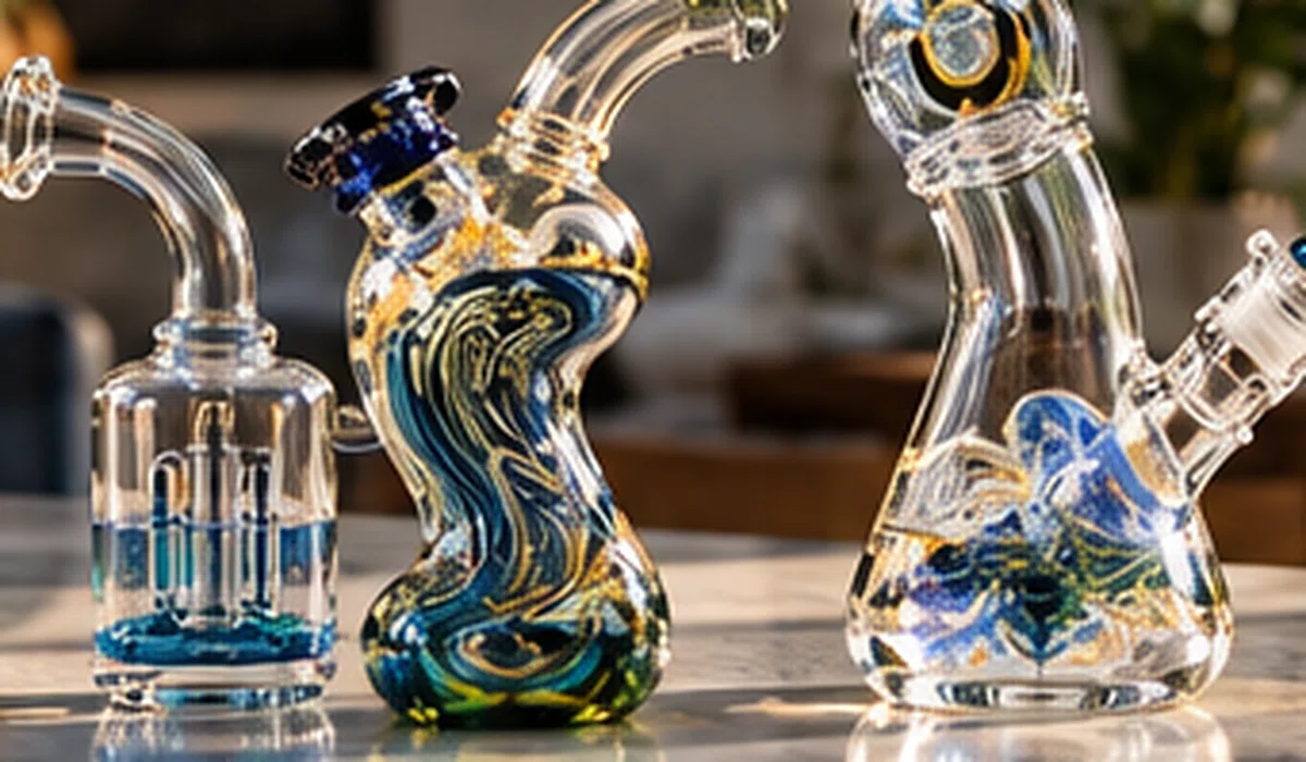 Editorial illustration: Dab Rig vs. Bong: Design Differences