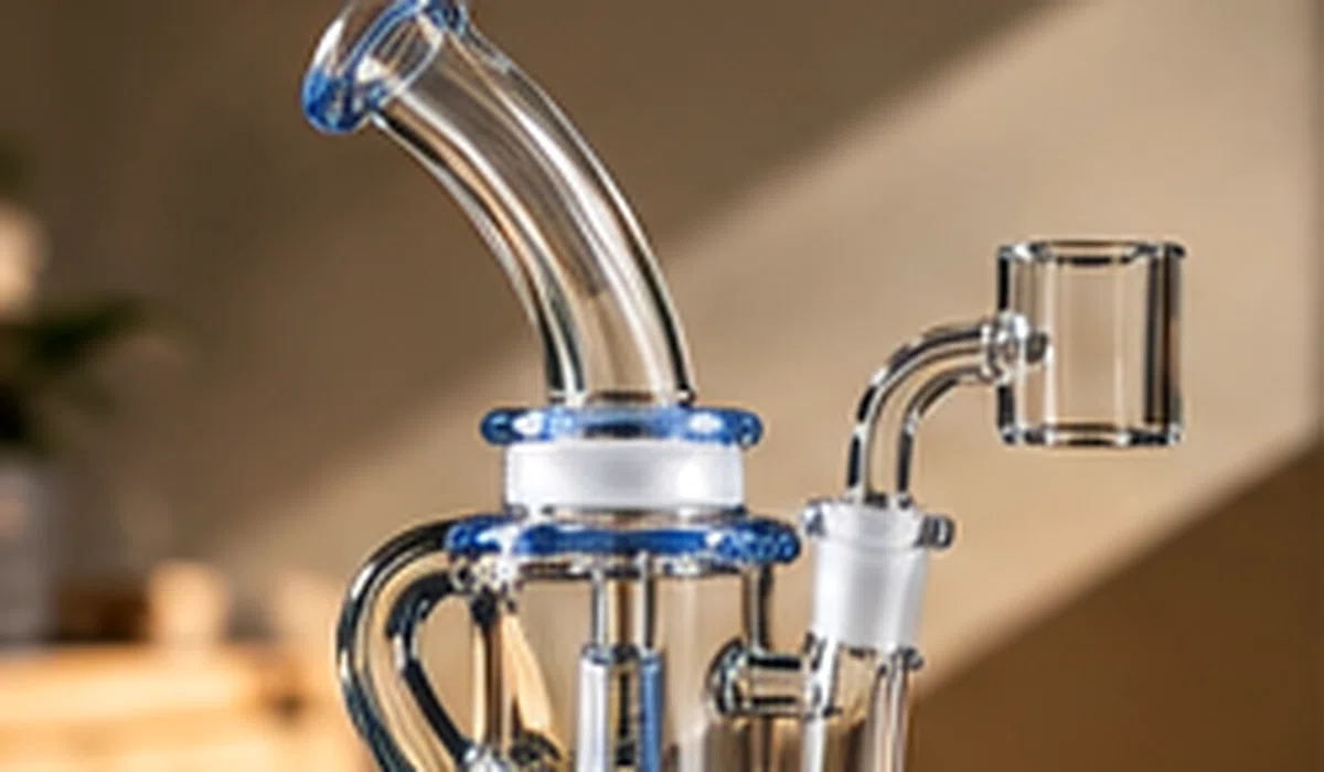 Comparison diagram for Dab Rig vs. Bong: Design Differences