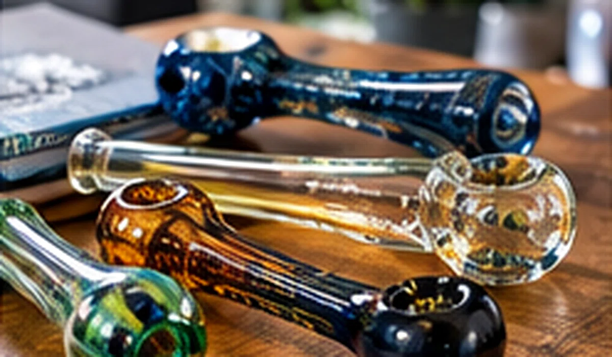 Comparison diagram for Glass vs. Other Hand Pipe Materials
